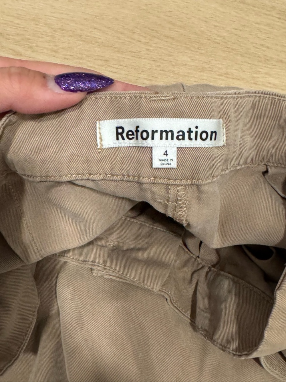 Reformation Mason High-Rise Wide Leg Pants - Picture 4 of 4